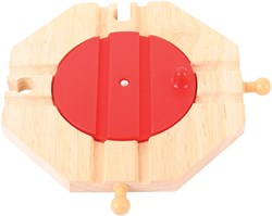 BigJigs accessoire plateau tournant 4 directions pour circuit en bois