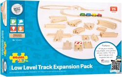 BigJigs ensemble d'extension de voies en bois - 25 pièces - jouet