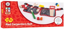 Bigjigs Ceinture de charpentier rouge