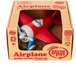 Green Toys avion - avion jouet rouge durable pour enfants