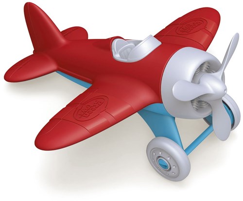 Green Toys avion - avion jouet rouge durable pour enfants-3