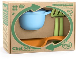 Green Toys Set de cuisine - Jouet de cuisine durable pour enfants