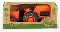 Green Toys tracteur jouet durable orange avec remorque