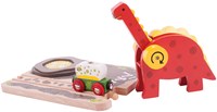 BigJigs grue dinosaure en bois accessoire circuit train jouet-2