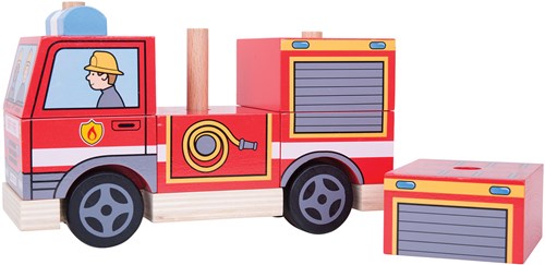 Bigjigs Stacking Fire Engine-3