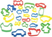 BigJigs boîte d'emporte-pièces 24 pièces jouet coloré pour enfants-2