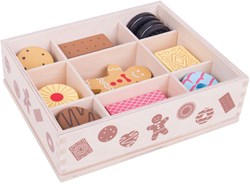 BigJigs boîte à biscuits en bois - biscuits jouets pour enfants