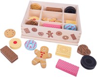 BigJigs boîte à biscuits en bois - biscuits jouets pour enfants-2
