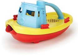 Green Toys bateau remorqueur - poignée bleue jouet de bain écologique