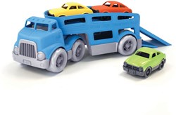Green Toys transporteur de voitures bleu avec 3 voitures jouet durable