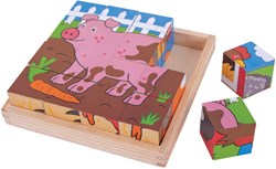 Bigjigs Farm Cube Puzzle
