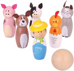 Bigjigs Skittles de la ferme