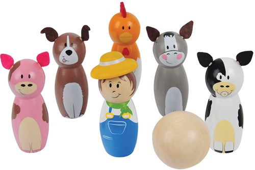 Bigjigs Skittles de la ferme-2