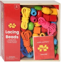 Bigjigs Pot de perles à lacer