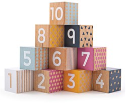 BigJigs blocs numériques en bois FSC 100% jouet éducatif