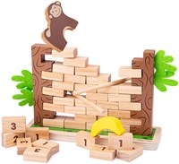 BigJigs jeu de maths en bois Jungle Crash - jeu éducatif pour enfants-2