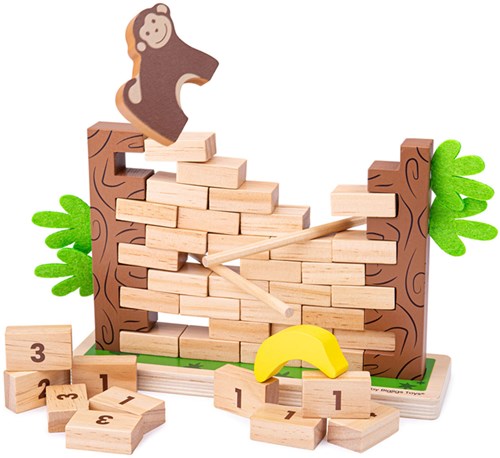 BigJigs jeu de maths en bois Jungle Crash - jeu éducatif pour enfants-2