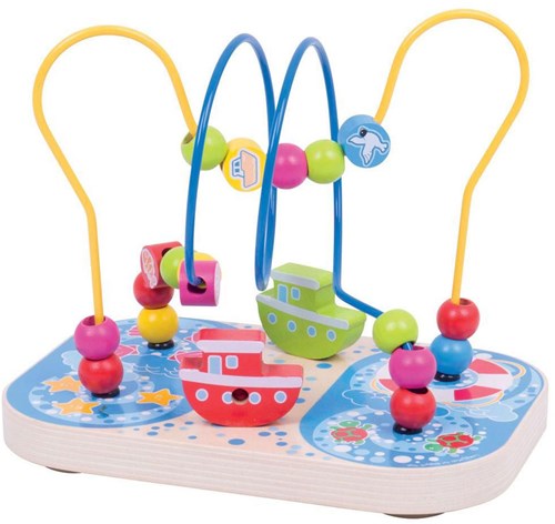 Bigjigs Cadre de perles marines