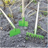 BigJigs Râteau de Jardin Métal Manche Long - 86 cm Outil Enfant-3