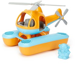Green Toys hélicoptère de mer orange - jouet écologique pour enfants