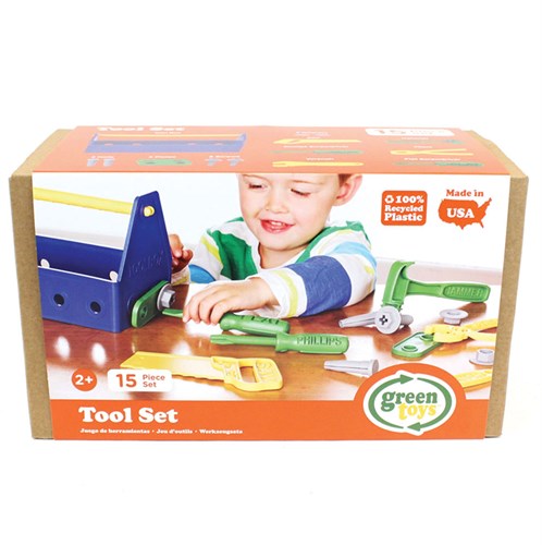 Green Toys boîte à outils jouet bleu écologique