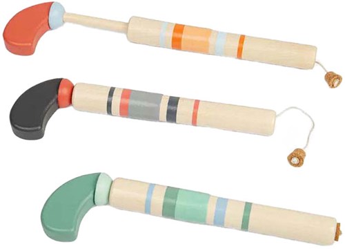 BigJigs pistolet jouet en bois avec bouchon - Bois FSC