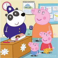 Dino Peppa Pig coffret puzzle - 3 puzzles en carton de 55 pièces-2