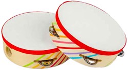 BigJigs tambourin jouet en bois multicolore FSC musique