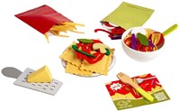 BigJigs jouet en bois set de pâtes - Ensemble de pâtes 64 pièces pour enfants