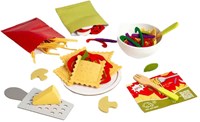 BigJigs jouet en bois set de pâtes - Ensemble de pâtes 64 pièces pour enfants-2