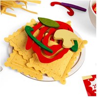 BigJigs jouet en bois set de pâtes - Ensemble de pâtes 64 pièces pour enfants-3