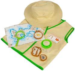 BigJigs déguisement explorateur avec accessoires - jouet d'aventure