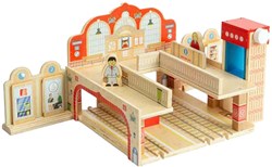 BigJigs gare de jouet Grand Central Station carton