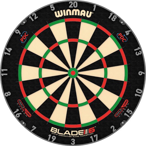 Winmau cible de fléchettes Blade 6 Triple Core PDC professionnelle en sisal-2