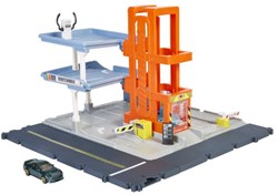 Mattel garage jouet - Matchbox Park & Play Garage avec voiture et sons