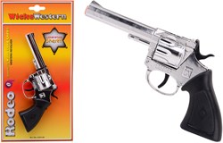 Wicke pistolet jouet Rodeo revolver 100 coups argenté