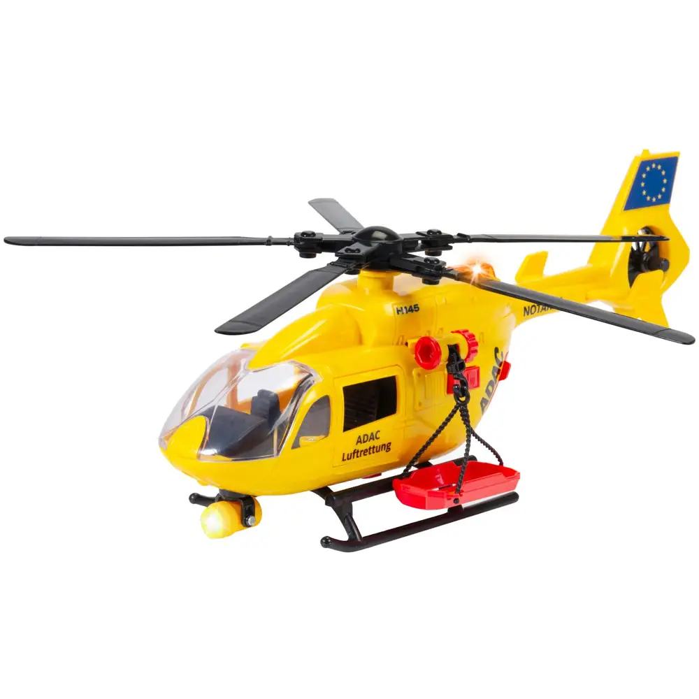 Dickie hélicoptère de secours ADAC jouet avec lumière et son 36 cm
