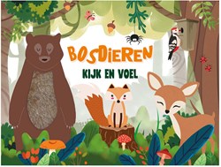 Lantaarn livre à toucher animaux de la forêt - livre bébé interactif