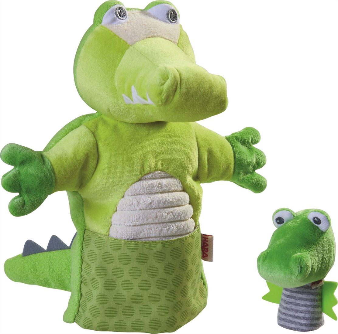 Haba Marionnette Crocodile Et Son Bebe