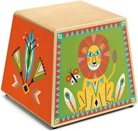 Djeco Tambour à main en bois Cajón Animambo