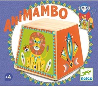 Djeco Tambour à main en bois Cajón Animambo-2