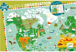 Djeco Tour du monde 200pcs + livret