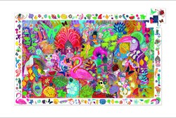 Casse-tête d'observation Djeco Carnaval In Rio (200 pièces)