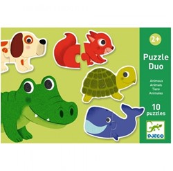 Djeco Duo Puzzle Animaux