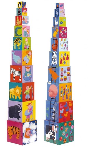 Djeco 10 cubes rigolos