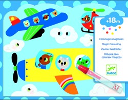 Djeco Ensemble de coloriage magique Hidden Sky