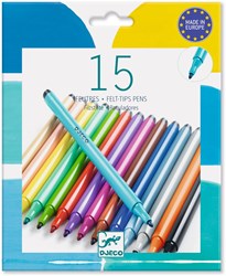 Djeco set de feutres - marqueurs créatifs Pacifique pour enfants