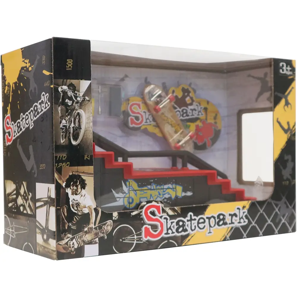 Vedes finger skateboard parc jouet set avec accessoires et rampe