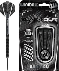 Winmau fléchettes à pointe acier Blackout 24g tungstène professionnel