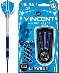 Winmau fléchettes steeltip Vincent van der Voort 23g tungstène bleu